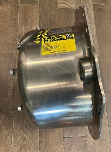 8 1/8 Trick Titanium Chevy & Oldsmobile Bellhousing with Fork and Throw-out Bearing