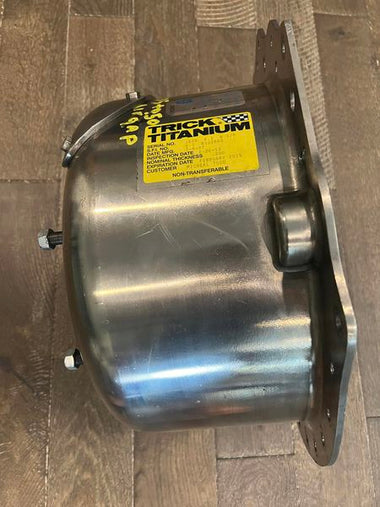 8 1/8 Trick Titanium Chevy & Oldsmobile Bellhousing with Fork and Throw-out Bearing