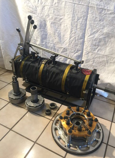 Complete Lenco CS1 4 Speed Transmission Package with Extra Gear Sets, Blanket, and Clutch Components