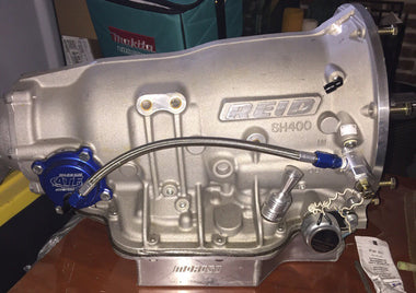 Brand New Rossler TH400 2-Speed Pro Mod Transmission with Reid Billet Case and Accessories