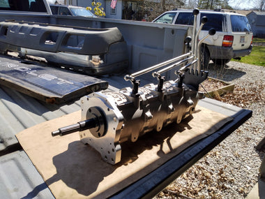 LENCO ST 1200 4-Speed Transmission with Ram Force 10.5 Dual Disc Clutch and Billet Aluminum Flywheel - Ideal for Small or Big Block Chevy Engines