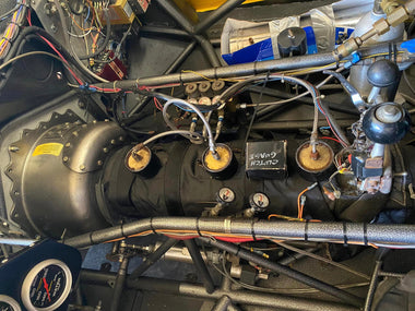 High-Performance 4-Speed AIR Shift CS1 Lenco Transmission - Complete Setup for Drag Racing